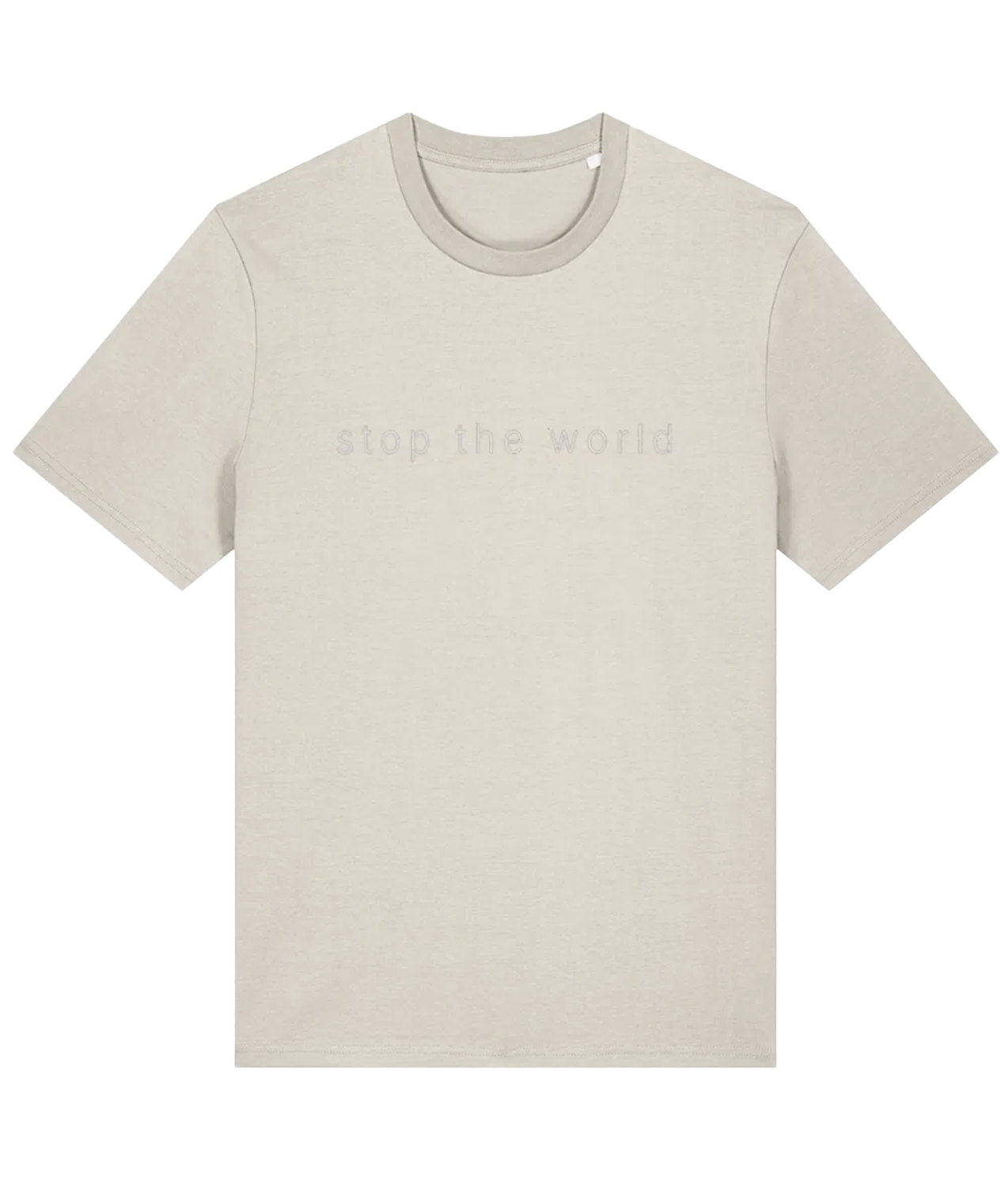 Stop the World — the founder's drop t-shirt